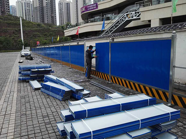 彩钢围挡案例图片1